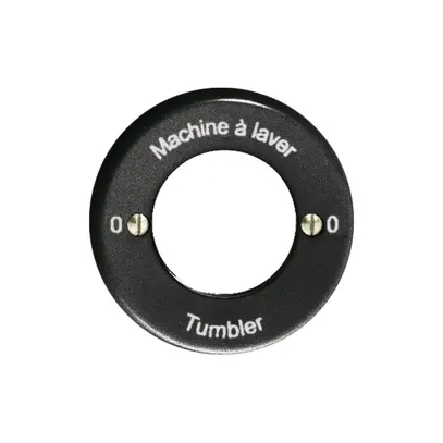 Kit front. 0-Machine à laver-0 -Tumbler per interr.a chiave nero 