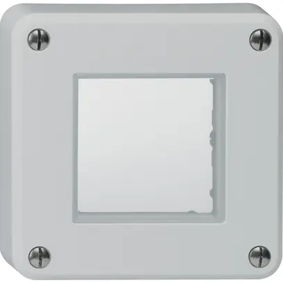 Parte superiore robusto per apparecchi Systo/KNX, grigio chiaro, IP55 
