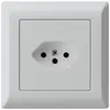 Prise ENC kallysto.line T13 gris clair avec sécurité enfants 