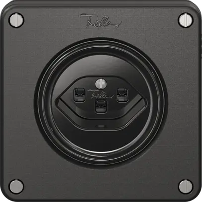 Prise NEVO, 1×T23, noir 