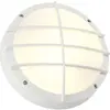 Lampada a muro SLV BULAN GRID, 2×E27 25W tonda IP44 bianco 