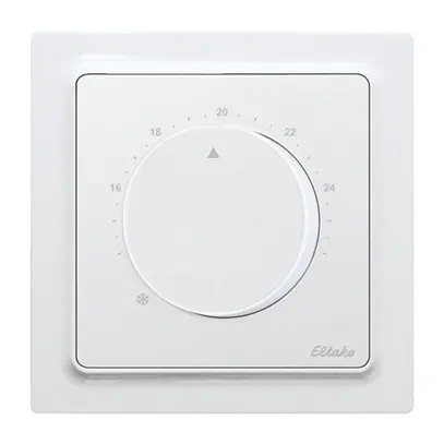 Thermostat d'ambiance RF AP Eltako FTR55EHB, EnOcean, à piles, blanc brillant 
