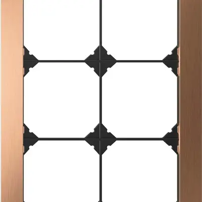 En-tête ENC EDIZIO.liv prestige SNAPFIX® 3×2 214×154mm laiton champagne 