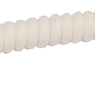 Cavo spirale FCC 4L 0.5…2m bianco 2×spina FCC(RJ11) 