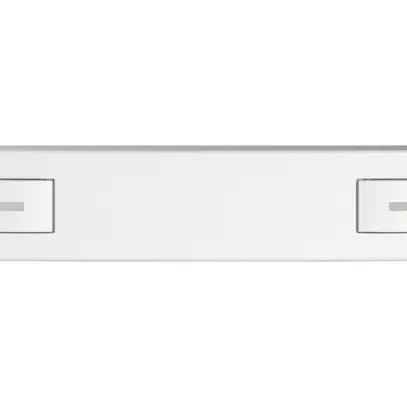 Poussoir 1/4 EDIZIO.liv SNAPFIX® p.KNX&UNI a.LED comm.à 2 touches bc 