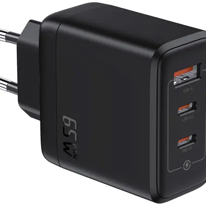 Presa di carica USB 1×USB-A 2×USB-C 53×29×58mm 