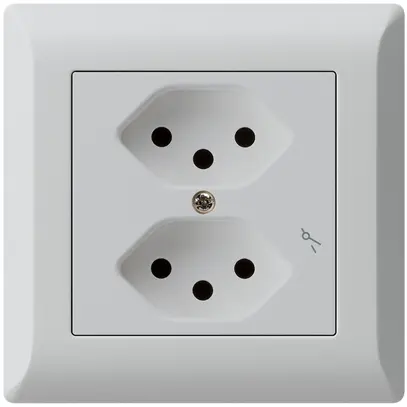 Presa INC kallysto.line 2×T13 grigio chiaro 