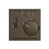 Frontset EDIZIOdue coffee 60×60mm für Raumthermost. mit Fühler 
