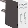 Module RC Hager 24VAC pour fusibles EV007…EV015, EVN022 