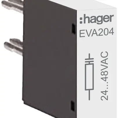 Module RC Hager 24VAC pour fusibles EV007…EV015, EVN022 
