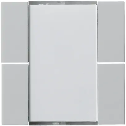 Kit frontal Hager kallysto 4×KNX gris clair 