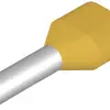 Zwillings-Aderendhülse Weidmüller H isoliert 2×1mm² 8mm gelb lose 