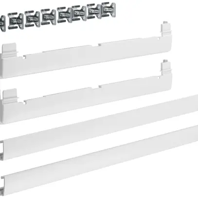 Cadre de réhaussement Hager volta 2-rangées 348×505×9mm IP30 blanc pur 