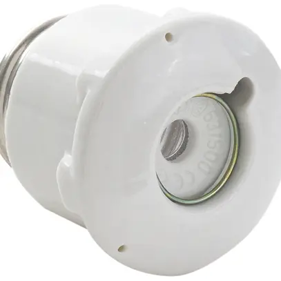 Testa per fusibile KII 25A E27 con foro di controllo bianco 