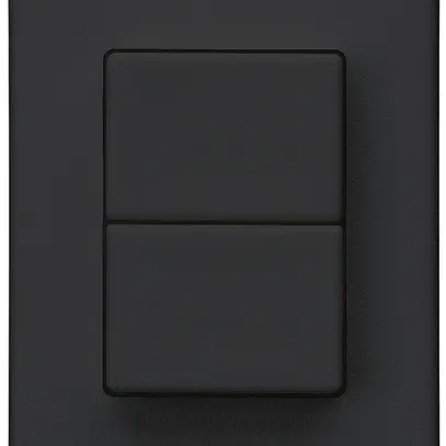 Pulsante doppio INS Hager FLF 10A/250V 0/1L nero 