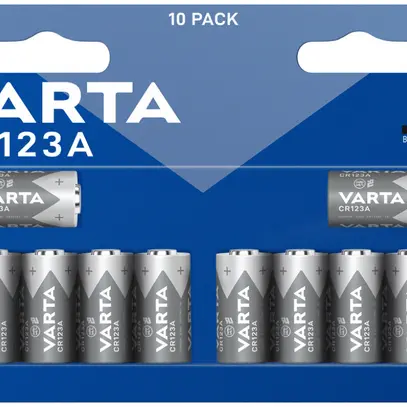 Batterie Lithium VARTA Electronics CR123A 3V Blister à 10 Stück 