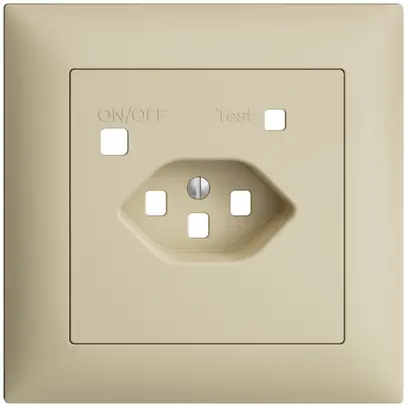 Kit frontal EDIZIOdue pour prise FI FMI, T23, vanille 