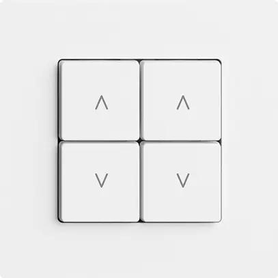 Storenschalter 2K/4T Edue Wiser weiss 