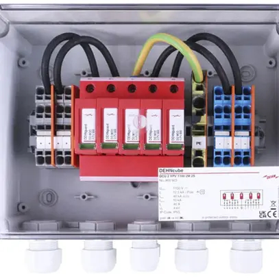 Coffret de raccordement de générateur DEHN/elvatec SE DCU 2 YPV 1100 2M 2S 