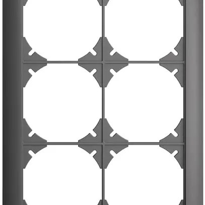Telaio di copertura EDIZIOdue 2×3 grigio scuro 