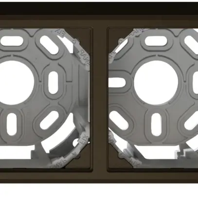 Intestazione AP EDIZIO.liv SNAPFIX® 1×2 per combinazioni a libera scelta marrone 