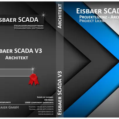Licenza di software EisBär SCADA 3, "Architekt", con dongle USB 