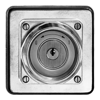 Contatto rotat. INC umid.0<->1 Al, con serratura di sicur. 