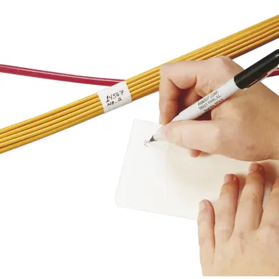 Marcatore di cavo Panduit 25.4×19mm 10 pagine 6 etichette a pagina 