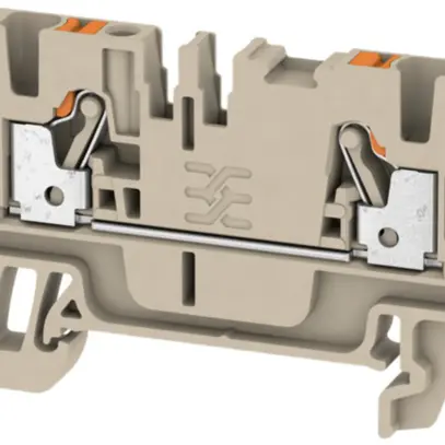 Borne de passage Weidmüller A2C PUSH IN 2.5mm² TS35 beige 