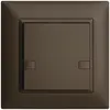 Poussoir ENC KNX 1× EDIZIOdue colore coffee RGB sans LED 