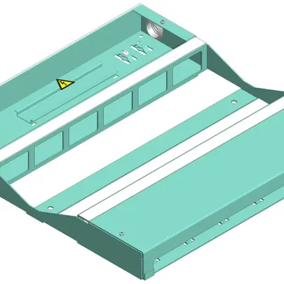 Boîte de raccordement pour plancher Woertz 