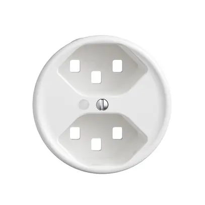 Disque frontal STANDARDdue 2×T23 a.lentille frontale, blanc 