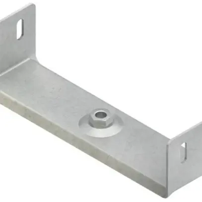 Etrier de suspension Niedax, interposable, 54×397mm, acier galvanisé en continu 