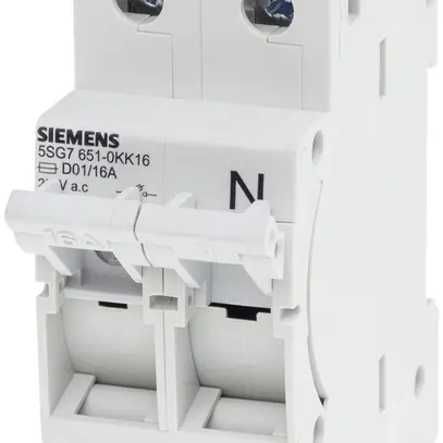 Interrupteur de charge Siemens MINIZED 5SG7 avec fusible D01 1LN 230V 16A 2UM 