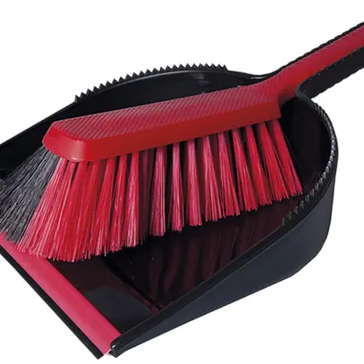 Ensemble pelle/balayette Plica Heavy Duty 34×22.5cm crin cheval/polyester no/ro 