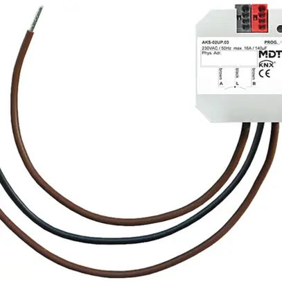 EB-Schaltaktor KNX MDT AKS-02UP.03 2-Kan 16A 230V 