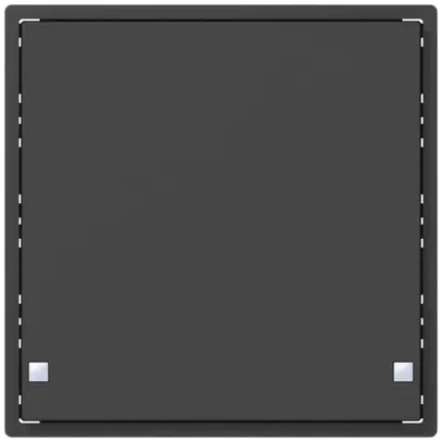 Corona p.sens.pulsante SIDUS KNX Design tipo ZE, 1/2, antracite 
