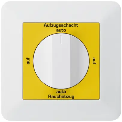 Interruttore rotativo INS kallysto.trend per estrattore fumi tedesco bianco 