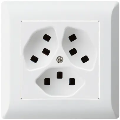 Presa INC Hager kallysto.line 3×T23 C bianco ultra 