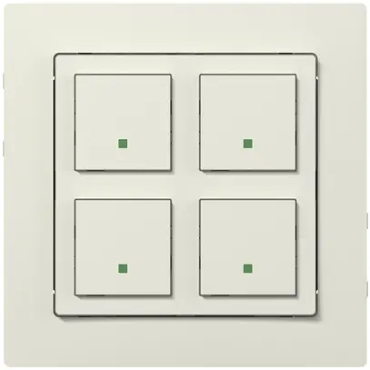 Kit frontal ENC ABB SIDUS blanc pour senseur 2×free@home 