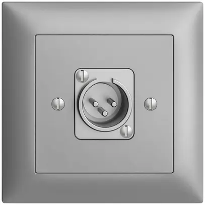 Prise ENC XLR avec fiche EDIZIOdue silver 