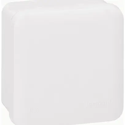 Scatola di derivazione AP PLEXO 80×80mm vuota grigio 