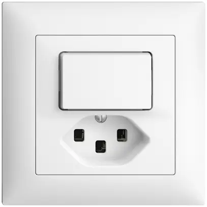 Combinazione INC A-R/1L+T23 16A EDIZIOdue bianco 