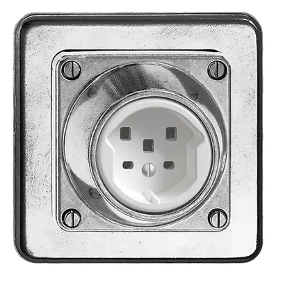 Presa INC umida T25 16A Al natura con morsetti innest. 