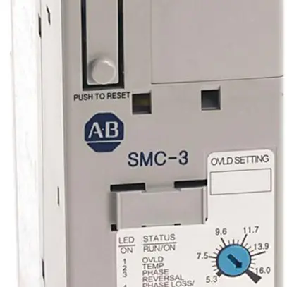Starter progressivo AB SMC-3 150-C16NBD (5.3…16A), 100…240VAC, 7.5kW, bypass 