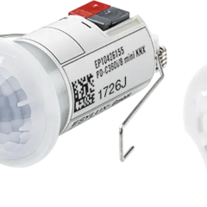 Détecteur de présence KNX INC KNESYLUX PD-C 360i/8 mini KNX, opale mat 