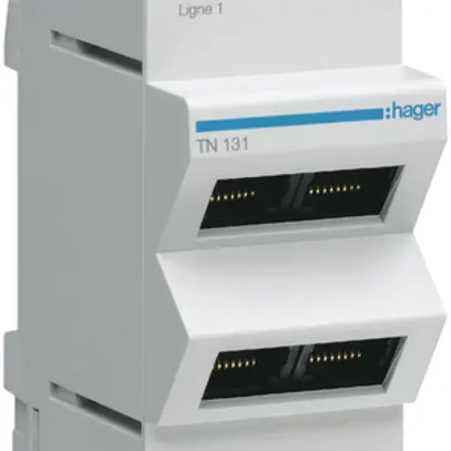 Patchpanel 1×4RJ45 für VDI-Analog-Telefon 