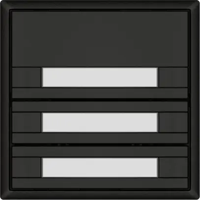 Poussoir universel EDIZIO.liv UNI SNAPFIX® s.LED 3× comm.2T étiqu.no 