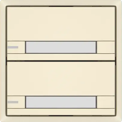 Pulsante universale EDIZIO.liv UNI SNAPFIX® c.LED RGB 2× com.2T targ.cr 