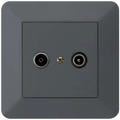 Presa di passaggio INC kallysto.trend R/TV 14dB antracite 